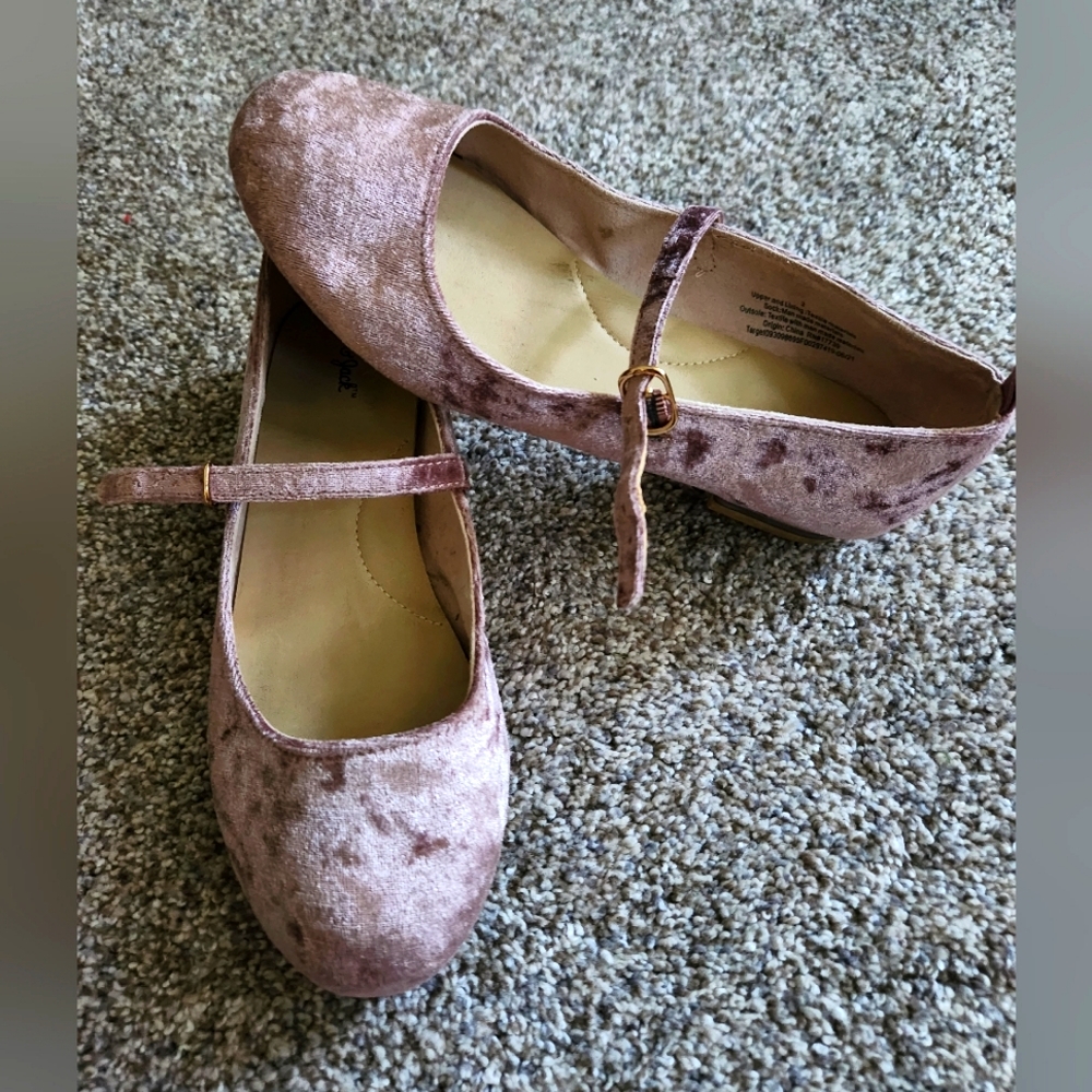 Girls ballet flats, size 2